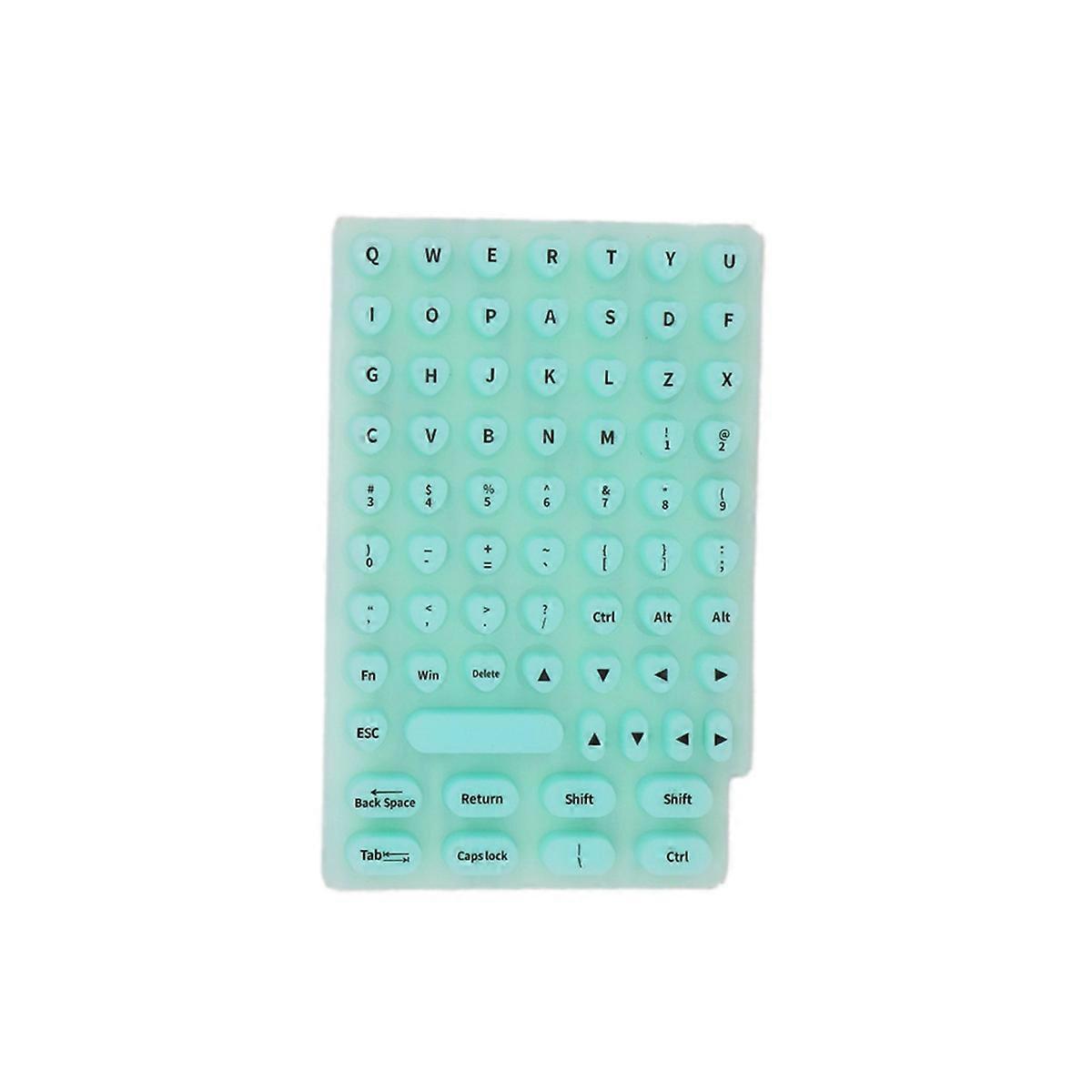 Manicure Art Keyboard Pad for Women Protective Membrane for Office Typing Devices for Long Nails Key