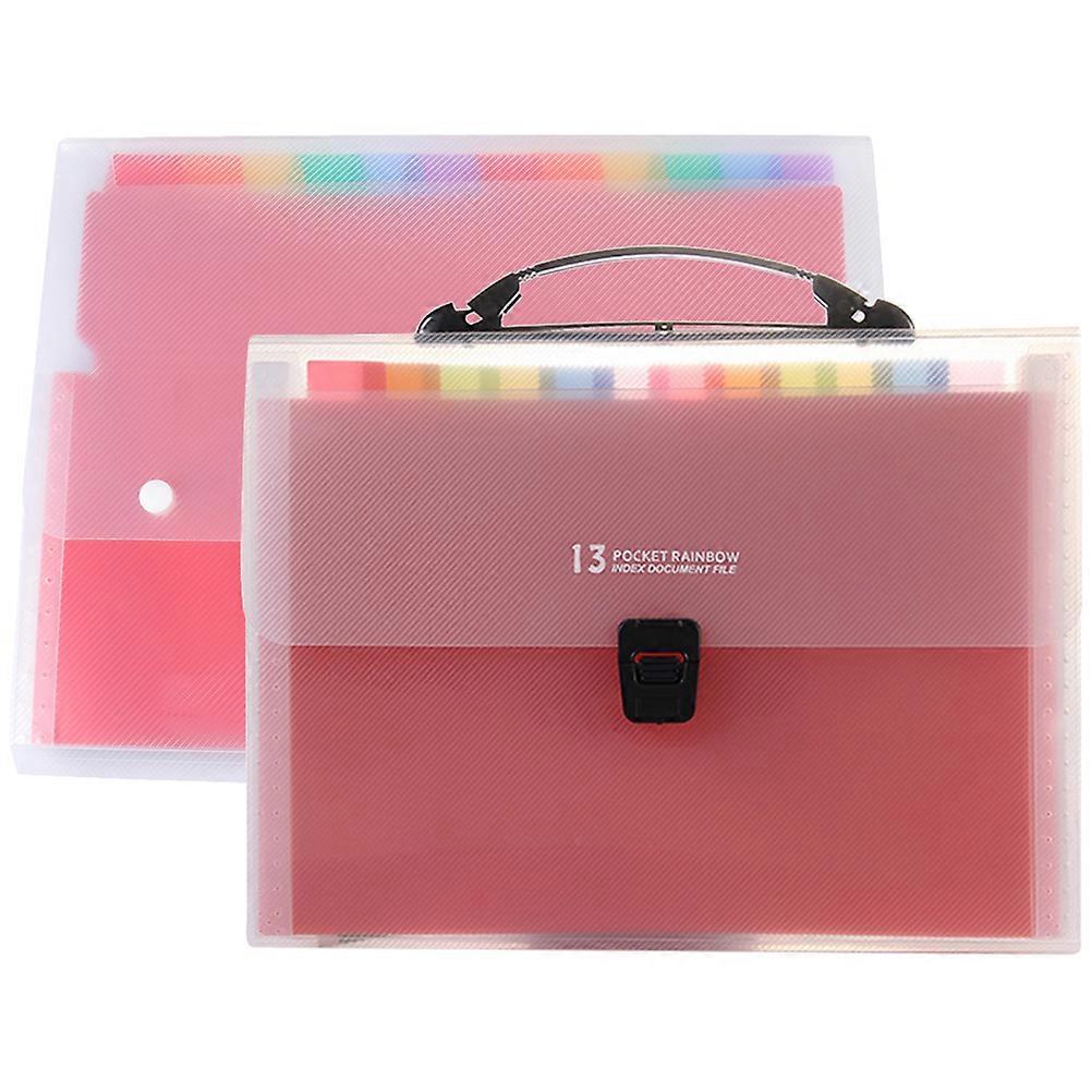 Paper Organizer Folder Document File Organizer Efficient File Organization For Office Supplies Pvc Material 2Pcs