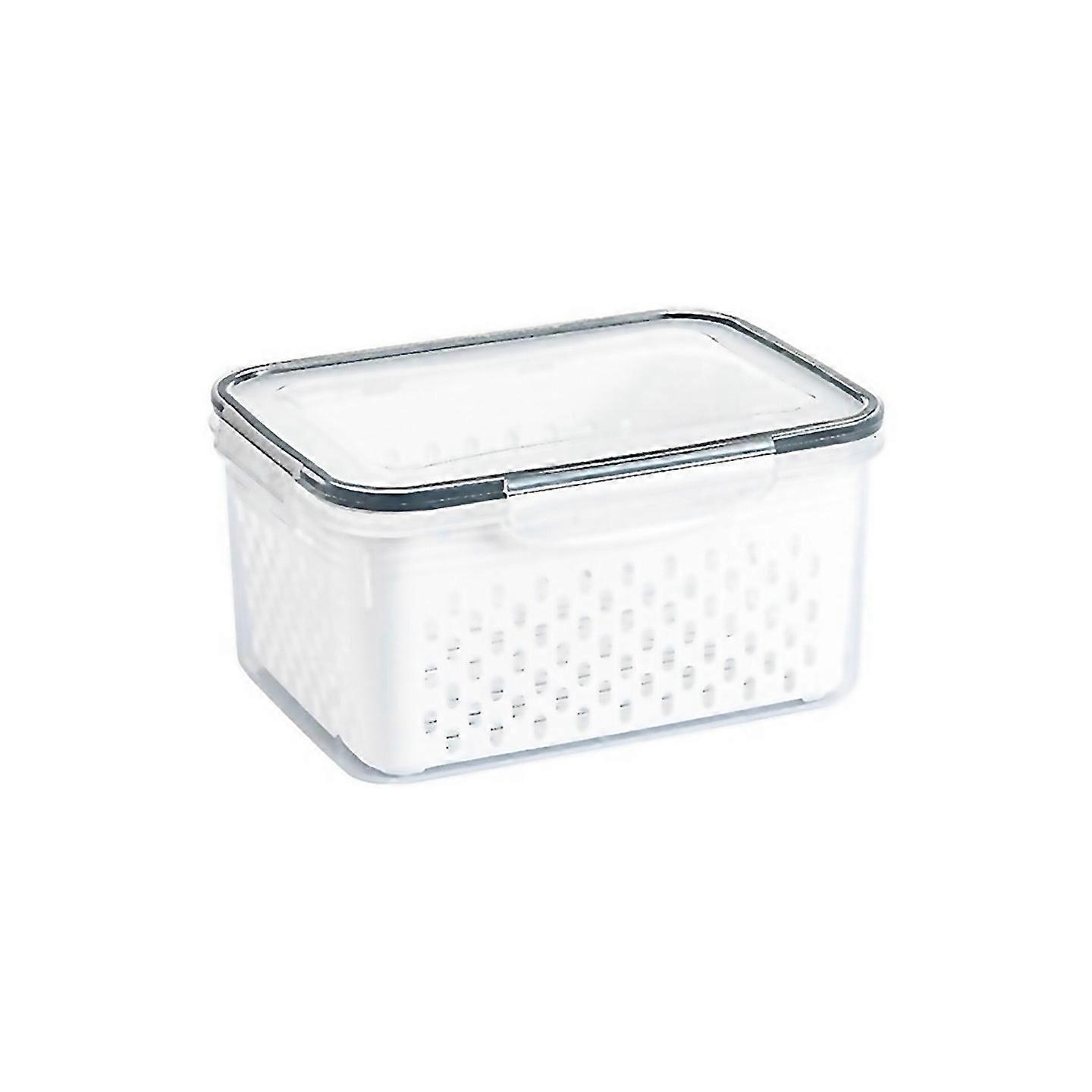 Fridge Organizer Vegetable Fruit Boxes Drain Basketsmall