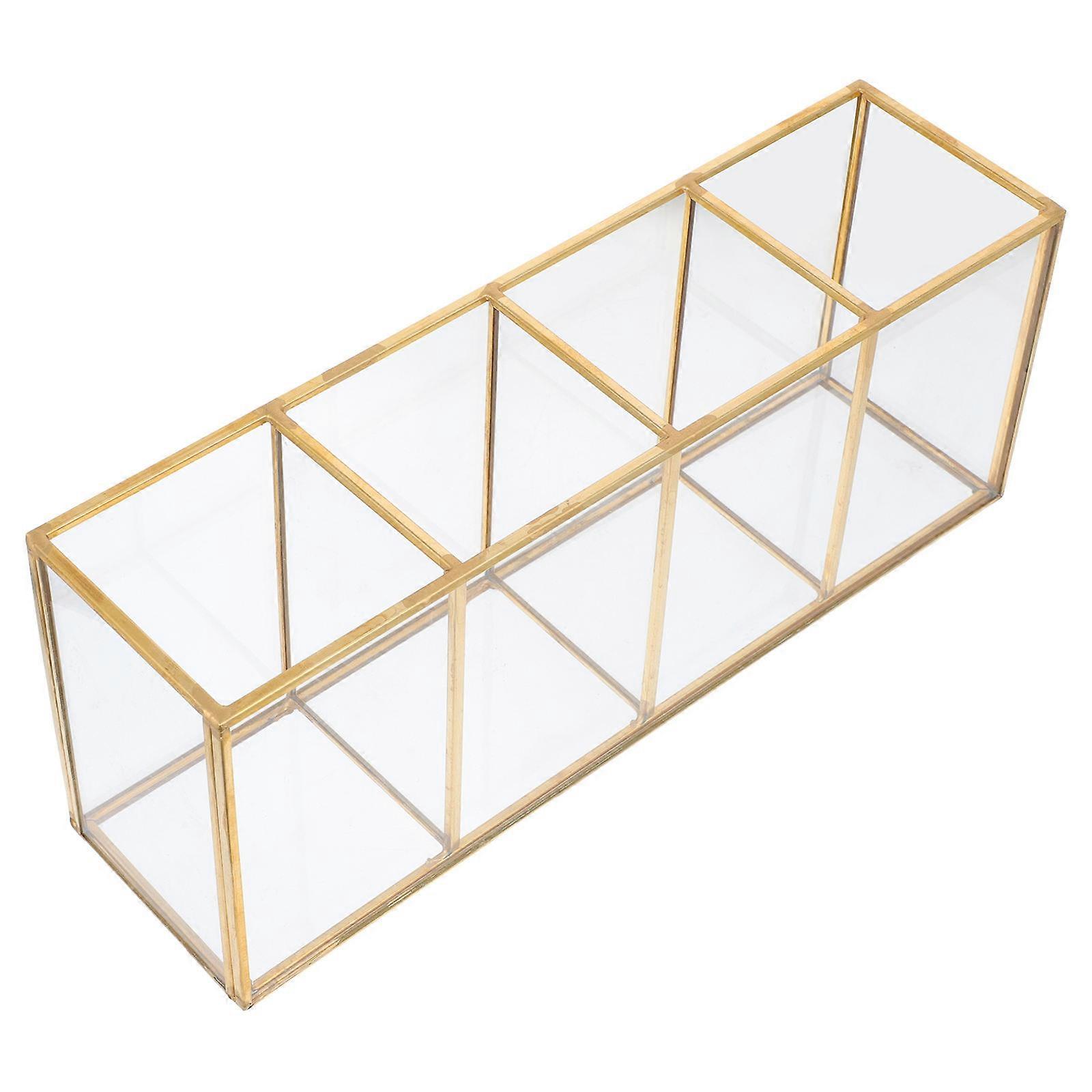 Makeup Storage Box Desktop Makeup Case for Home 2Pcs Pack