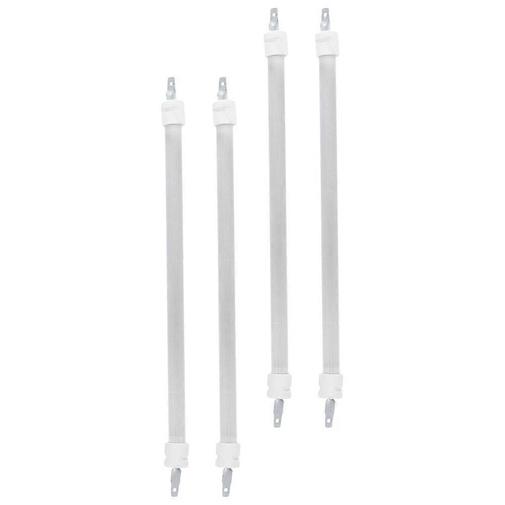 Heating Element Quartz Tube Replacement for Electric Heater 12Pcs White