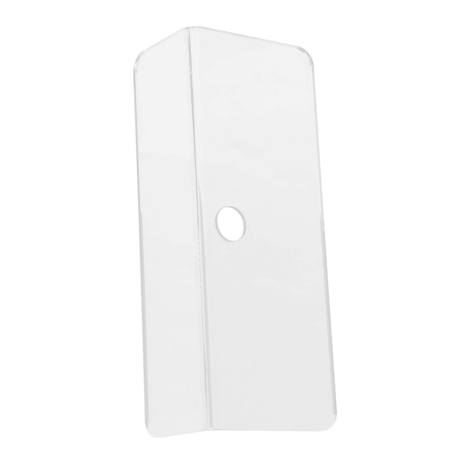 Minimalist Design Floating Wall Shelf 5Pcs 9 Inch Transparent Storage Solution For Bathroom Bedroom No Drill Method