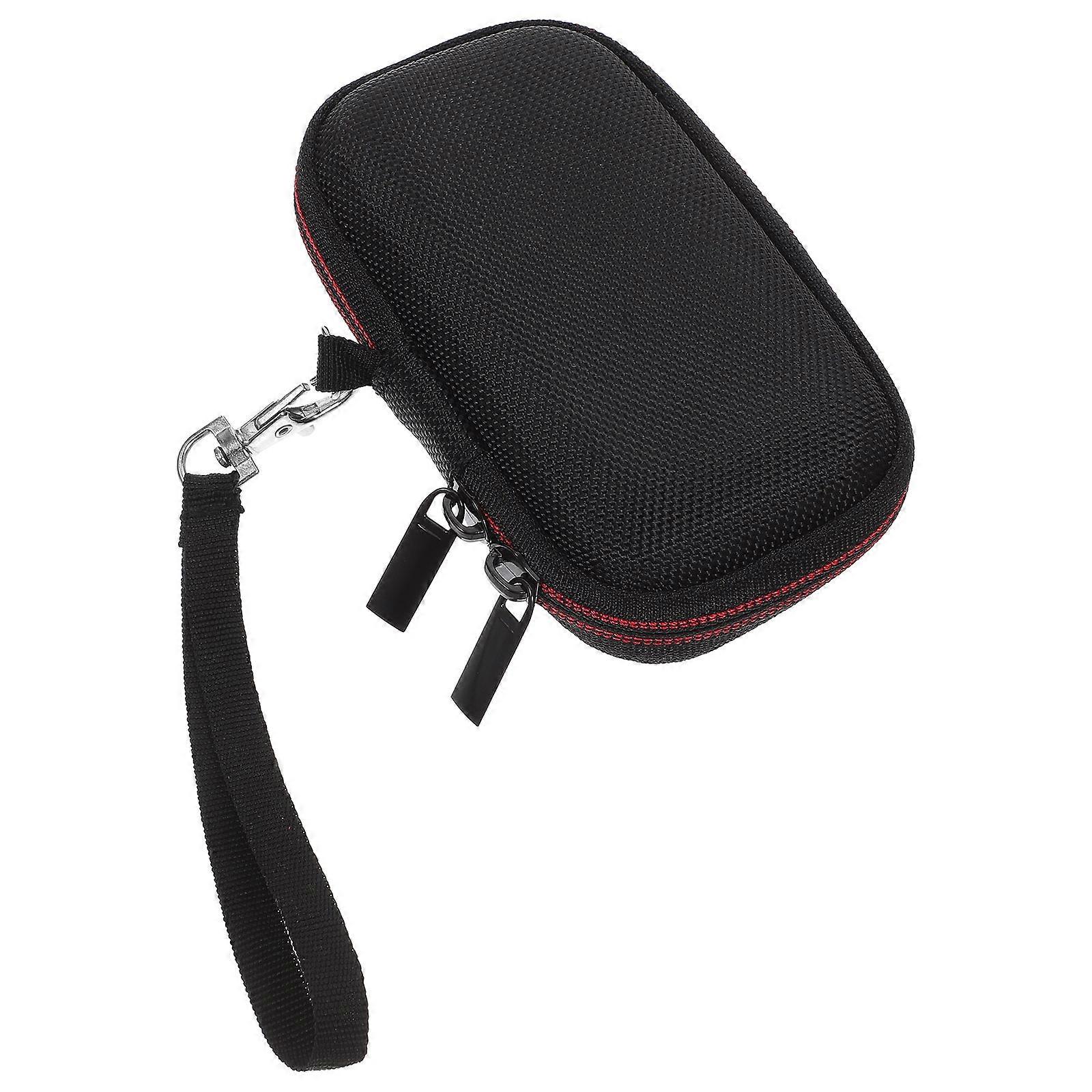 Earphone Organizer Bag Portable for Storage 4Pcs Black Cable Carrying Case