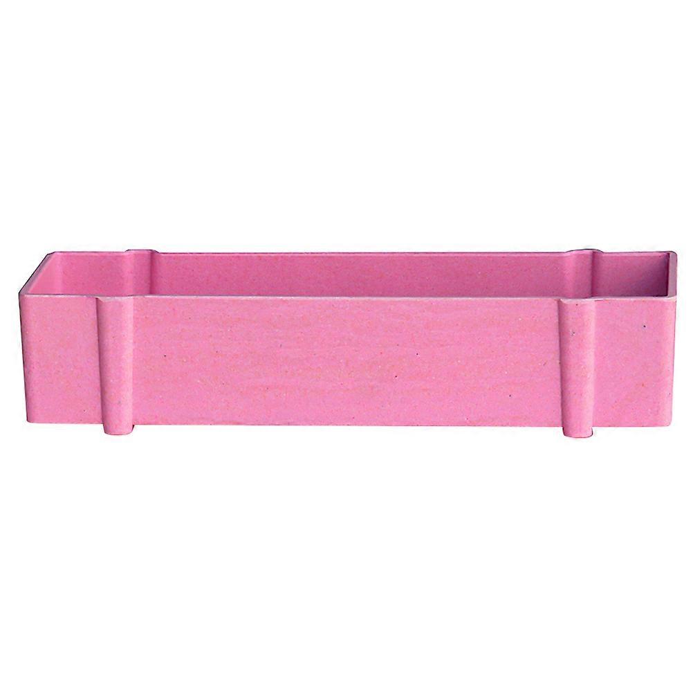Nordic Style Flower Pot Rectangular Flower Pot for Storage 3Pcs Pink