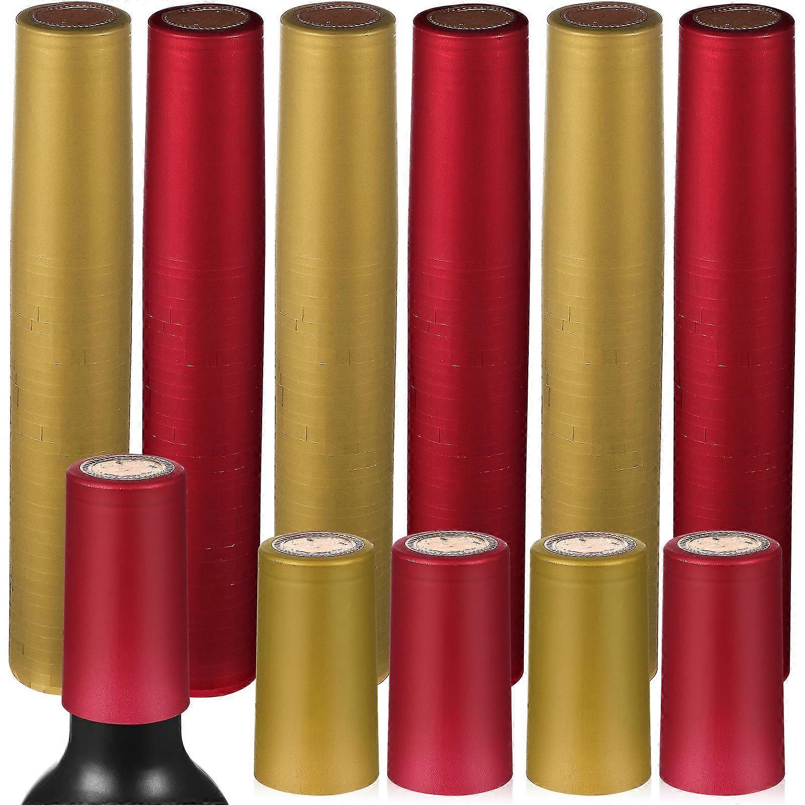 Sealing Capsules 600Pcs Assorted Color PVC For Winery Tavern Retail Store Perfect Preservation