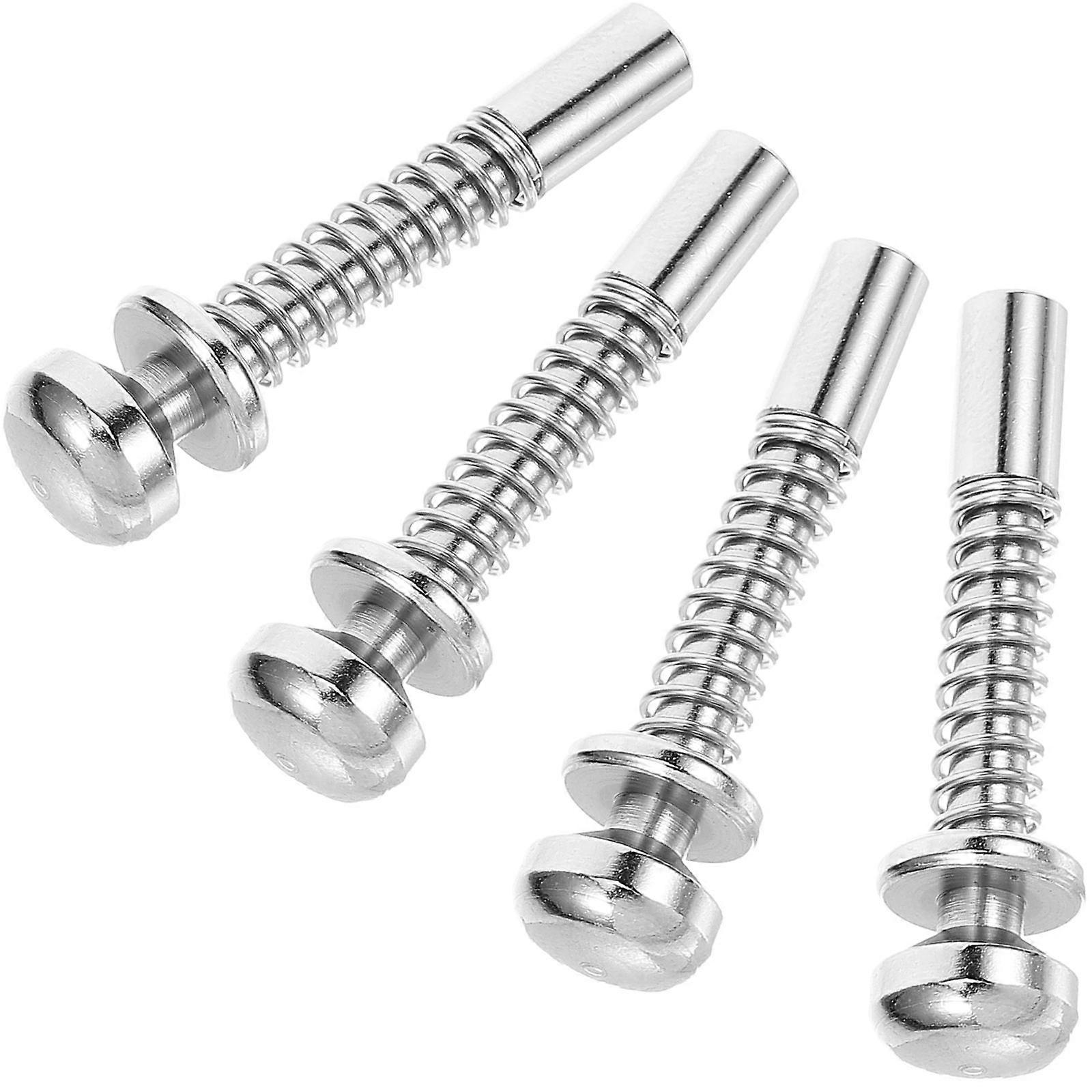 Bed Spring Latches Plunger Latches Spring Loaded 8Pcs Silver Iron
