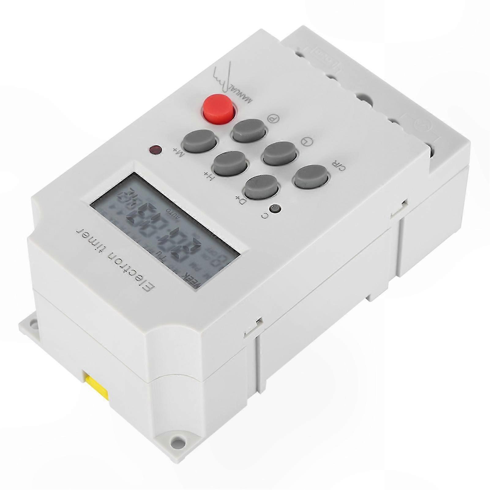 Digital Timer Switch 30A AC-DC 12V 100x55x45mm Scheduler Control Panel