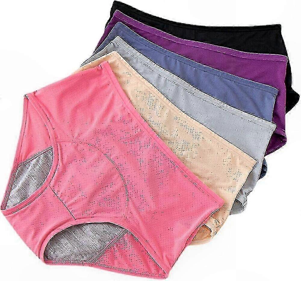 Women's Incontinence Underwear Leakproof Protective Pants Soft Comfortable Absorbent Layer Daily Use Supportive Fit