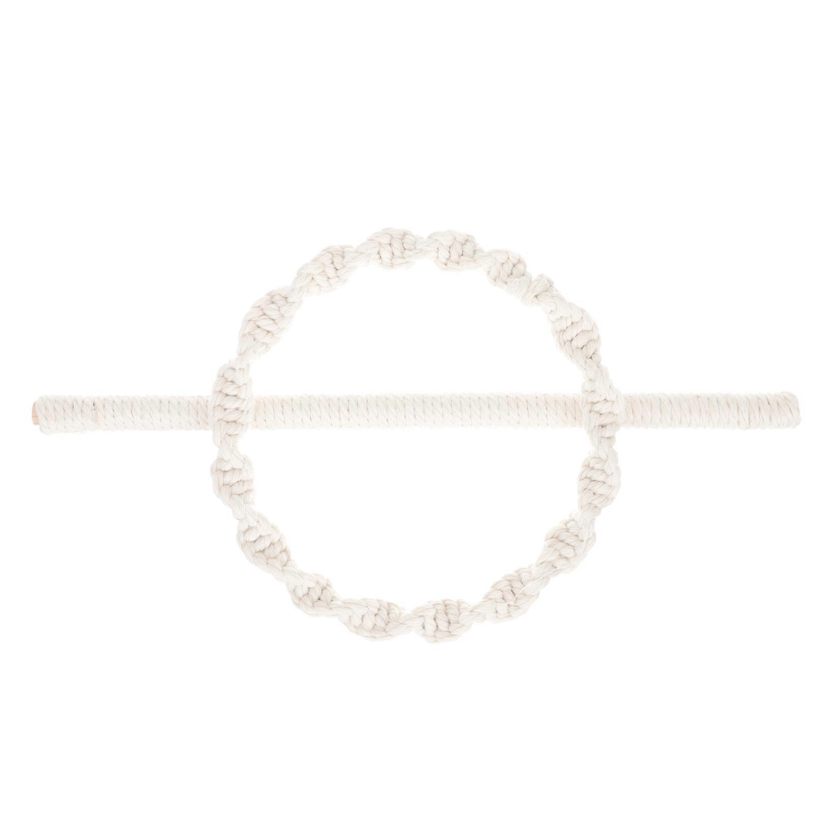 Bohemian Style Curtain Holdback For Coffee Shop And Home 11.8X11.8X0.6In Organizing Curtains 1 Set