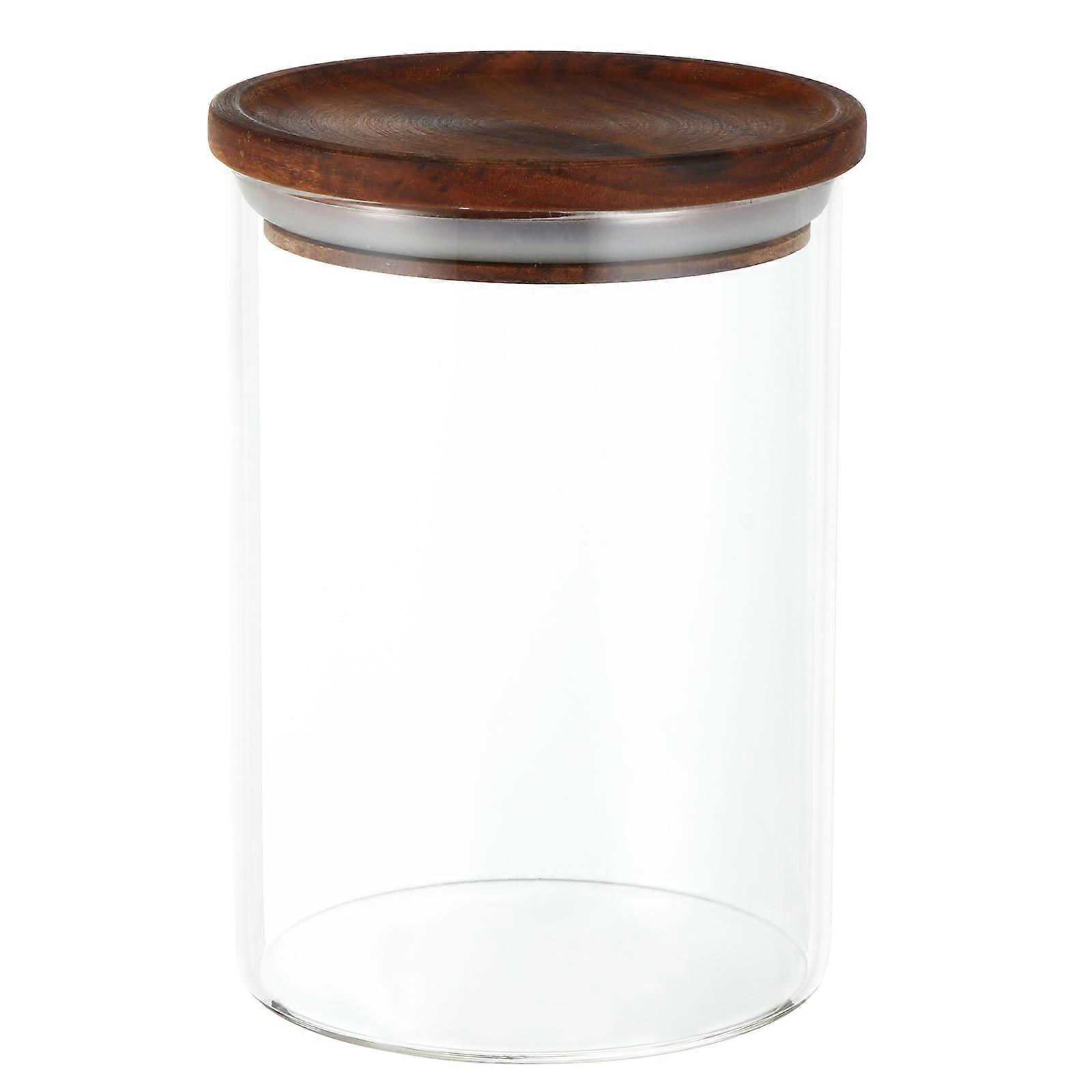 Insect-Proof Practical Kitchen Tea Jar Assorted Color 2Pcs High Strength Moisture-Proof Glass Storage Can