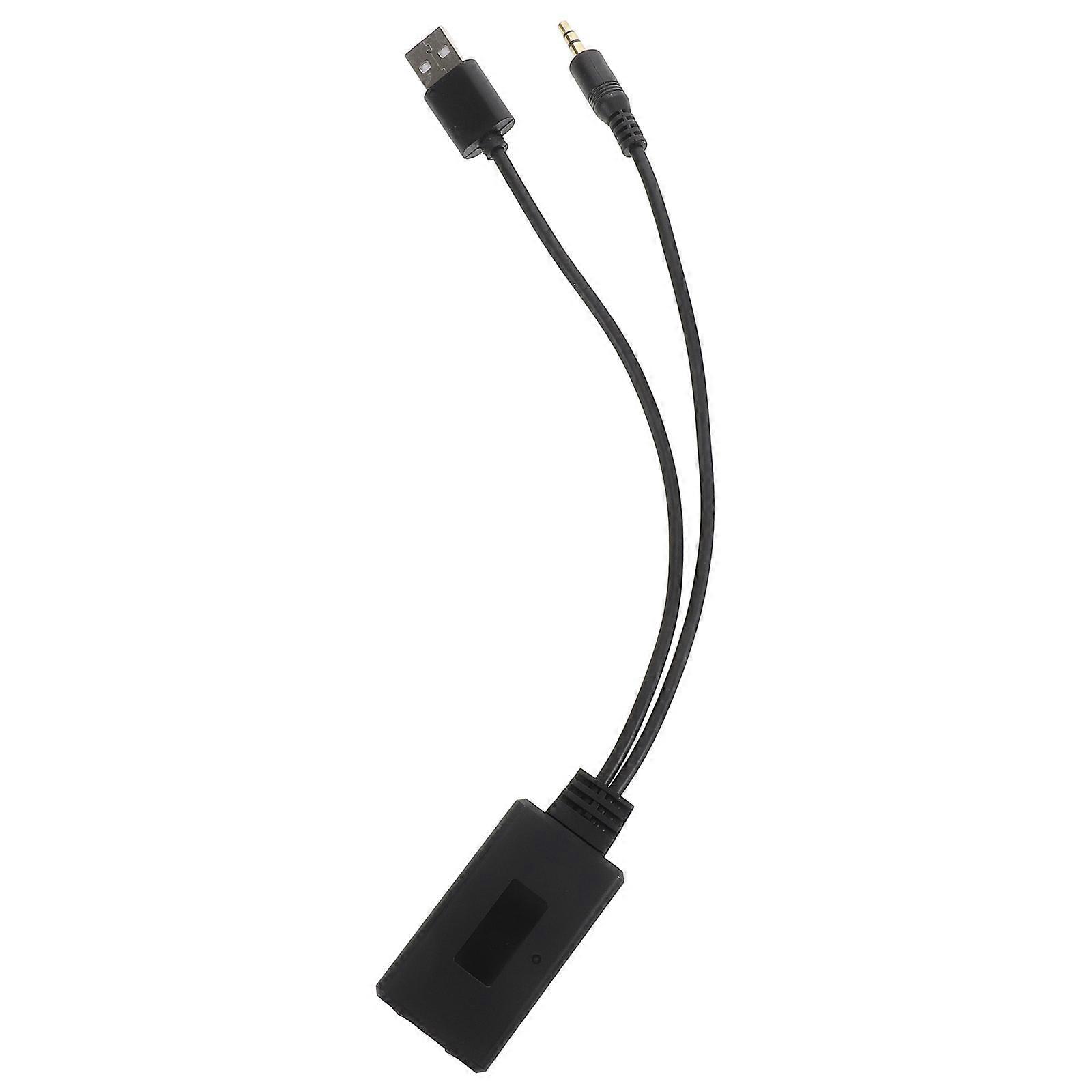 Wireless Car Audio Adapter for Music 2Pcs Car Radio Connector