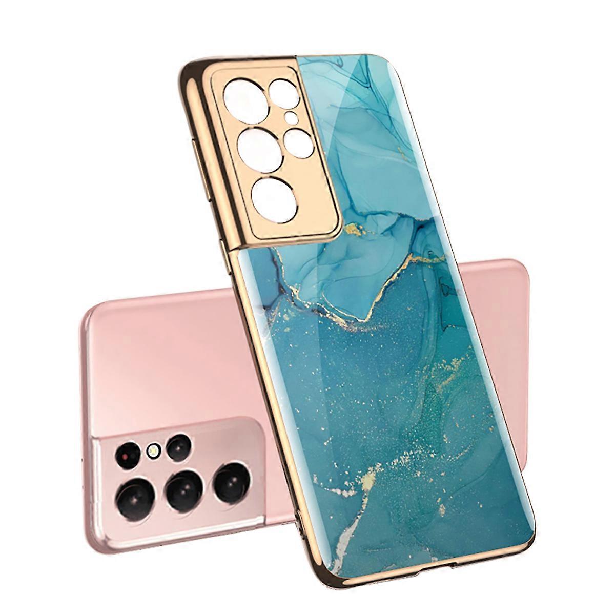 Phone Protective Shell with Marble Pattern for Phone 3Pcs Set