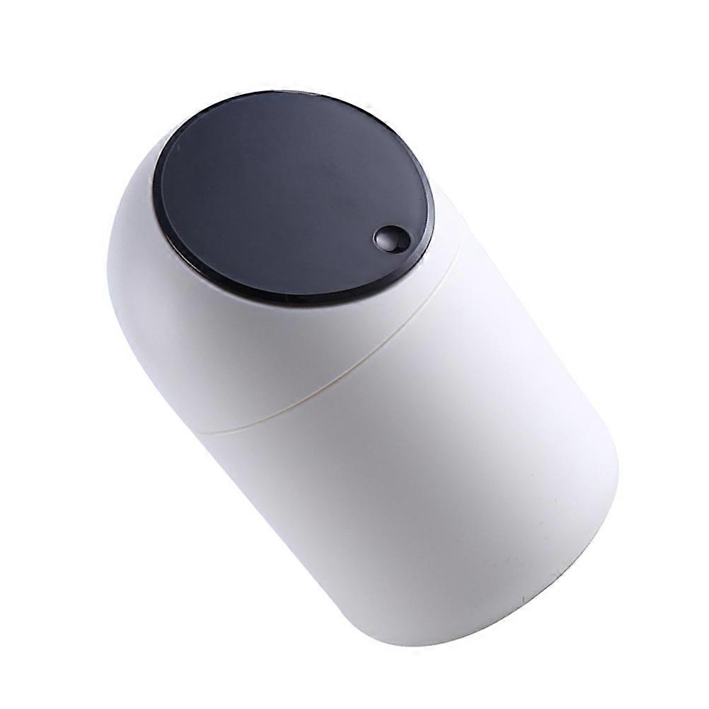 Tabletop Trash Can 1Pcs Mini Desktop Garbage Collection Round Black Waste Bin Container For Home Use Office Use