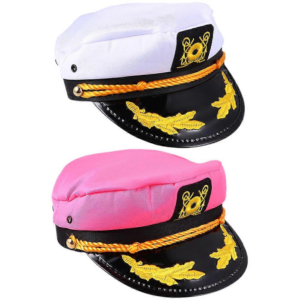 Captain Hat Sailor Hat for Costume Parties 6Pcs Set