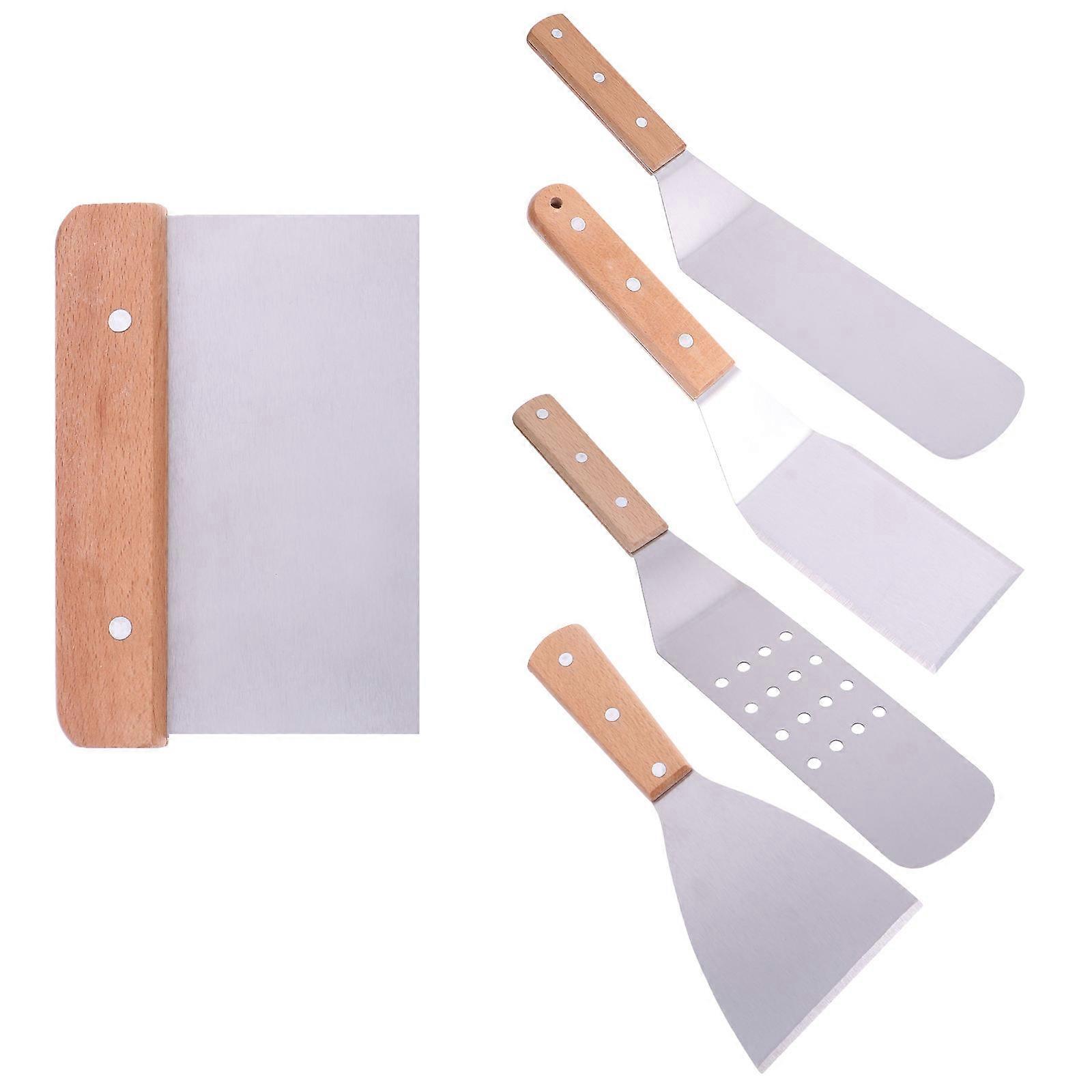 Set for Home Cooking with Wooden Handle 1Set of 5