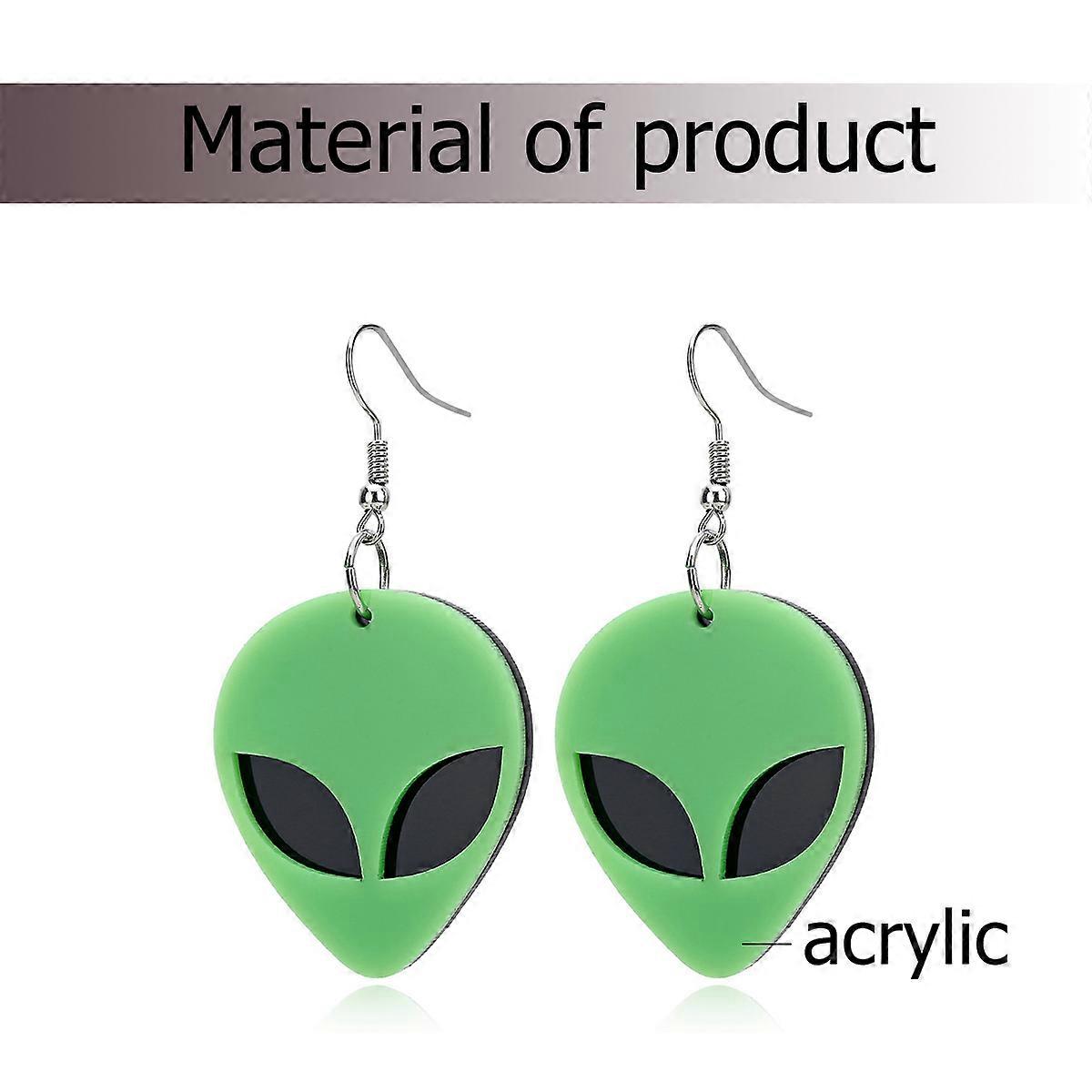 Ear Jewelry Creative Novel Acrylic Ear Dangle for Green