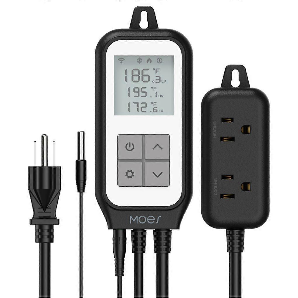 WiFi Socket temperatureController Power Outlet 50~110℃ Home Supplies US