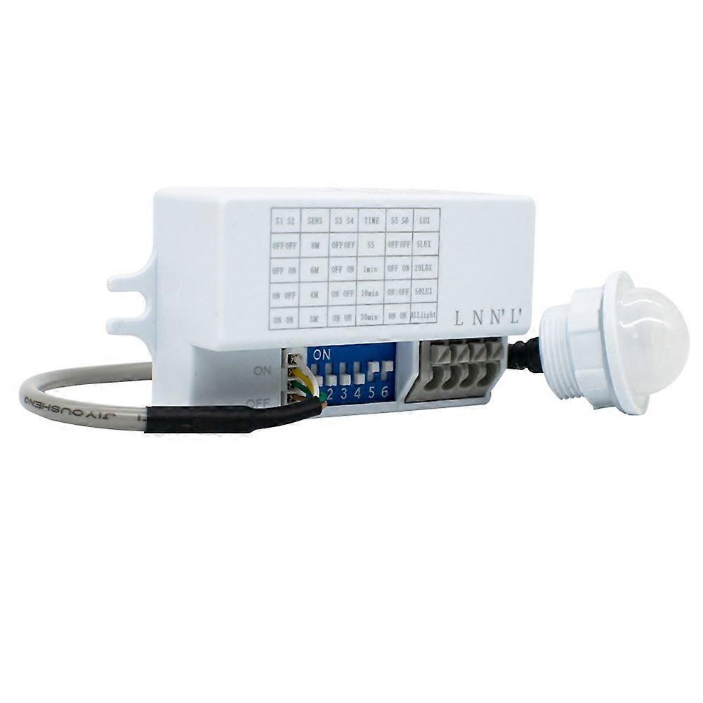 AC/90-265V PIR Infrared Body Motion Sensor Switch Auto LED Lamp Control Delay Timer Switch for Smar