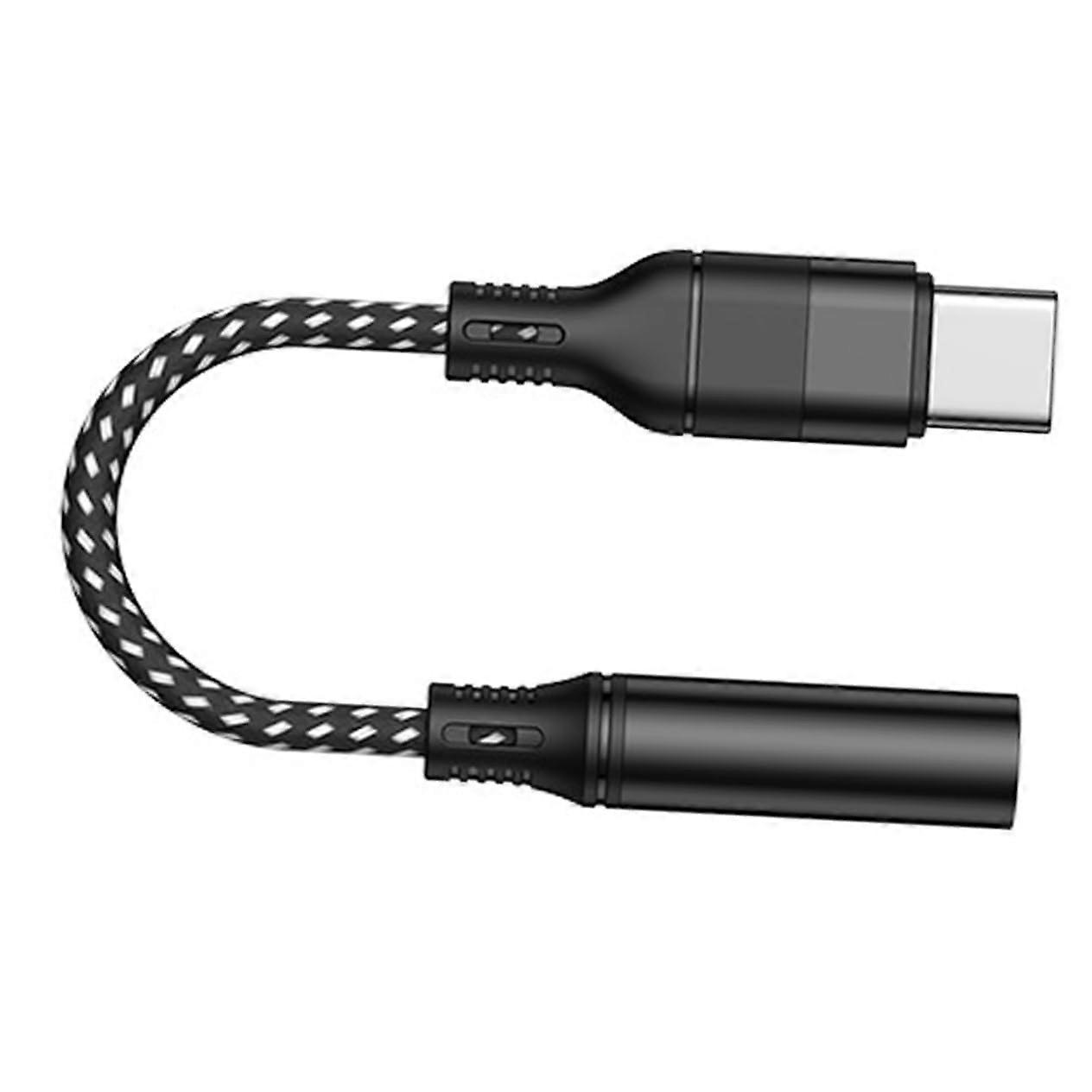USB C to Headphone Adapter 3.5mm Audio, Samsung Galaxy And Pixel Compatible, Type C Aux For Music And Calls, Durable