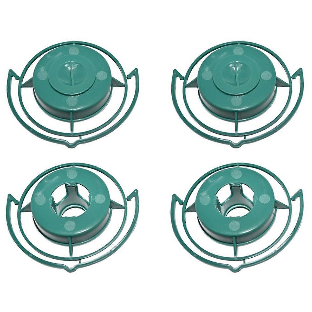 Outdoor Bird Feeder Automatic Hanging Plastic Feed Bowl 2PCS