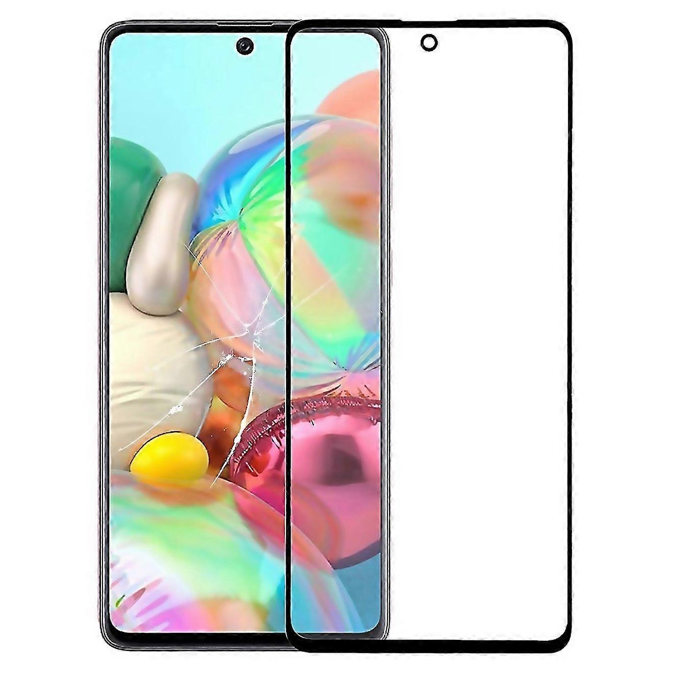 For Samsung Galaxy A71 Front Screen Outer Glass Lens With Oca Optically Clear Adhesive