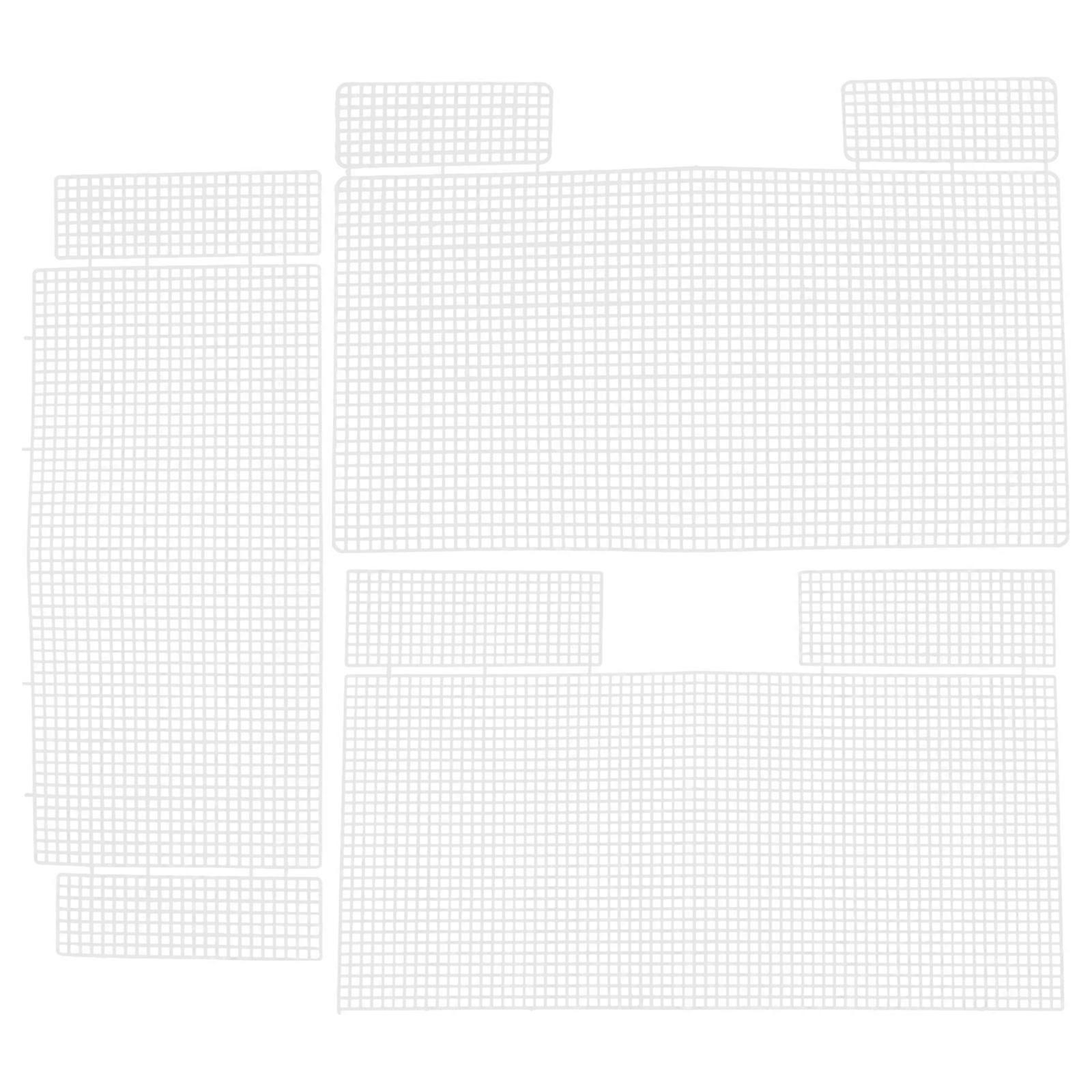 DIY Bag Mesh Sheets Plastic Material for Handbag Making 15 Sheets