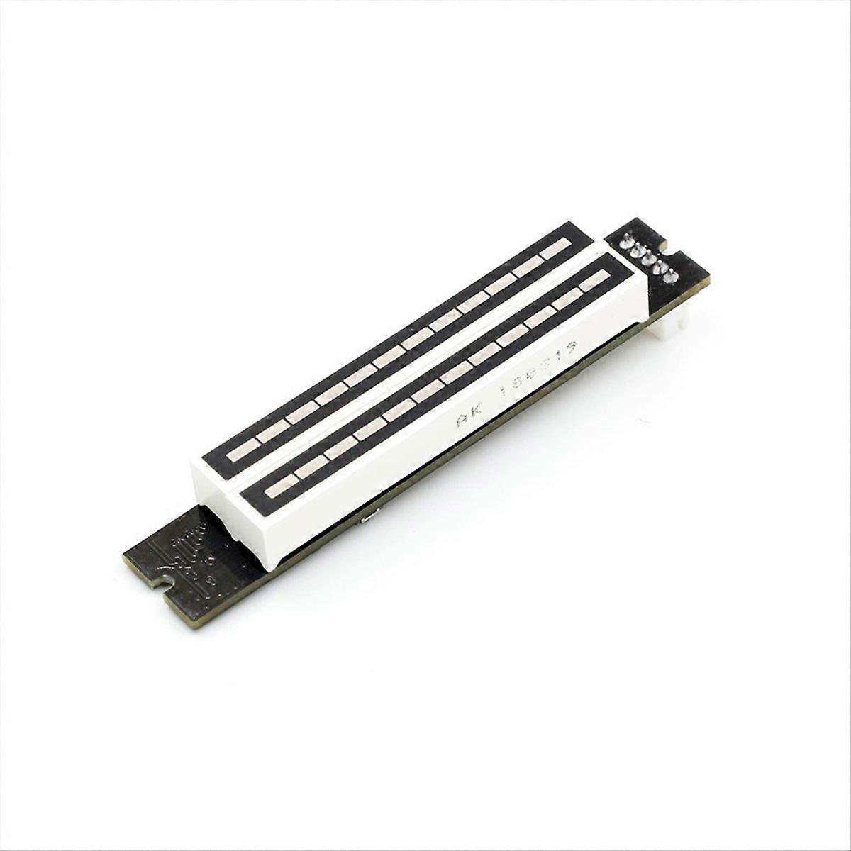 Dual 12 Level Audio Anzeige LED Licht VU Meter Stereo Verstärker Platine Einstellbare Lichtgeschwindigkeit Platine