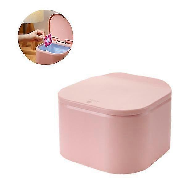 Desktop Garbage Basket Office Table Trash Can Dustbin Sundries Barrel Box  Dust Box