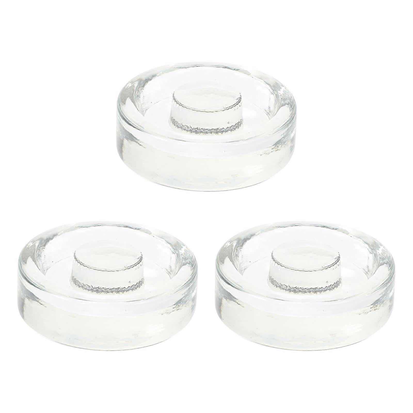 Fermentation Weight 3Pcs Fermentation Glass Weights Wide Mouth Jars Pickle Bottles Sealing Lids Jars Fermenting Lids