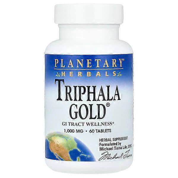 Planetary Herbals, Triphala GoldÃÂÃÂ®, 60 Tablets