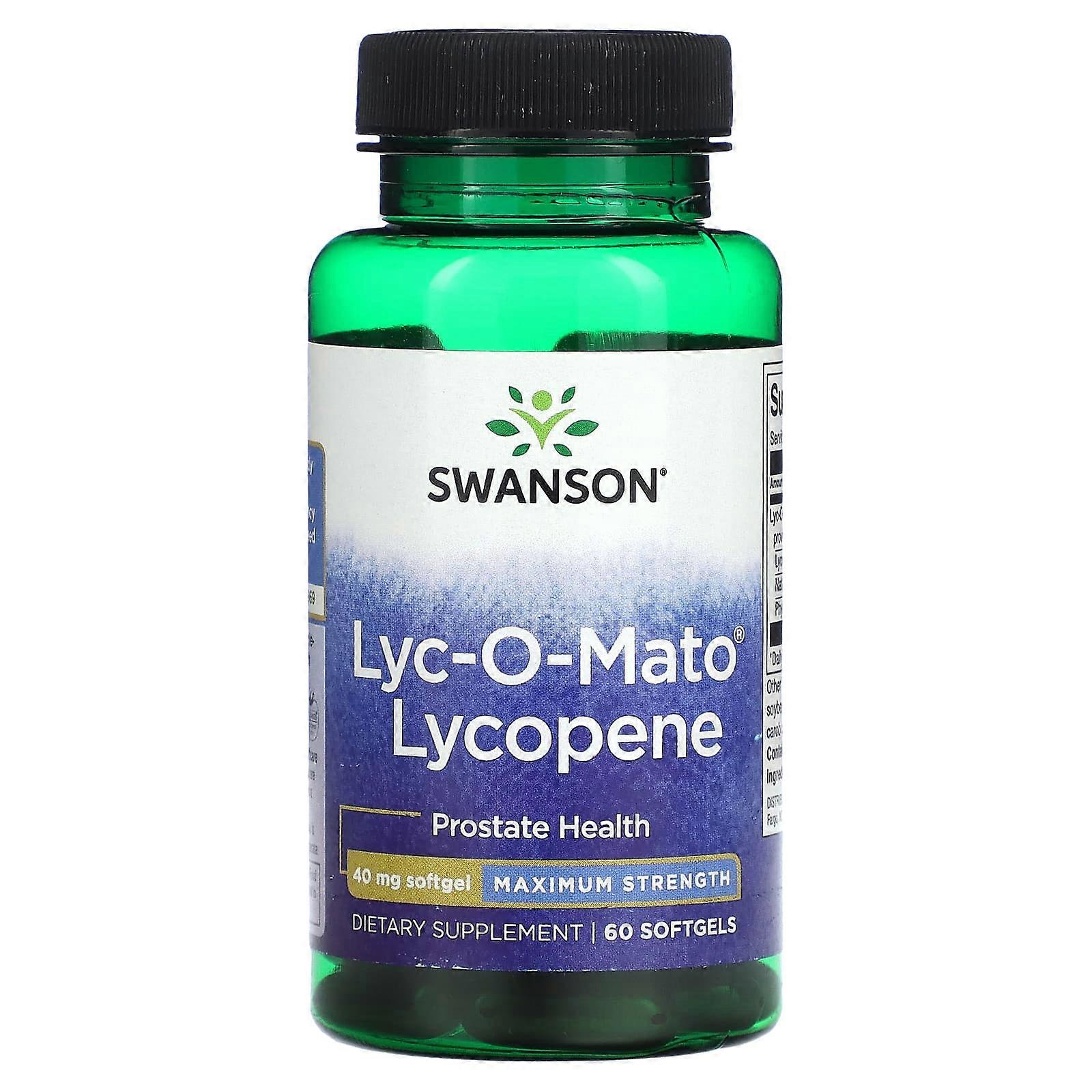 Lyc-O-Mato Lycopene, Maximum Strength, 40 mg, 60 Softgels