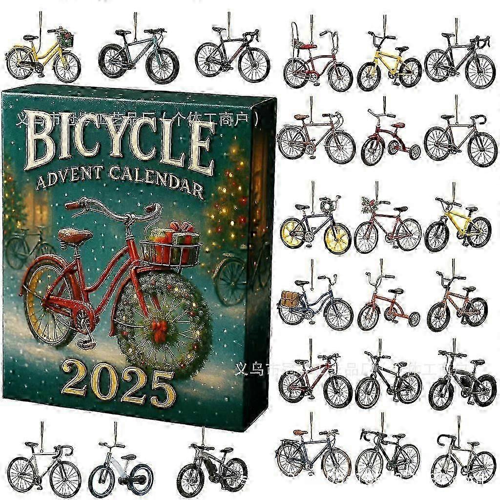 Bicycle Themed Advent Calendar 2025 24 Days of Bike Surprises, Perfect Christmas Countdown for Cyclists, Bike Enthusiasts & Collectors, Unique Holida