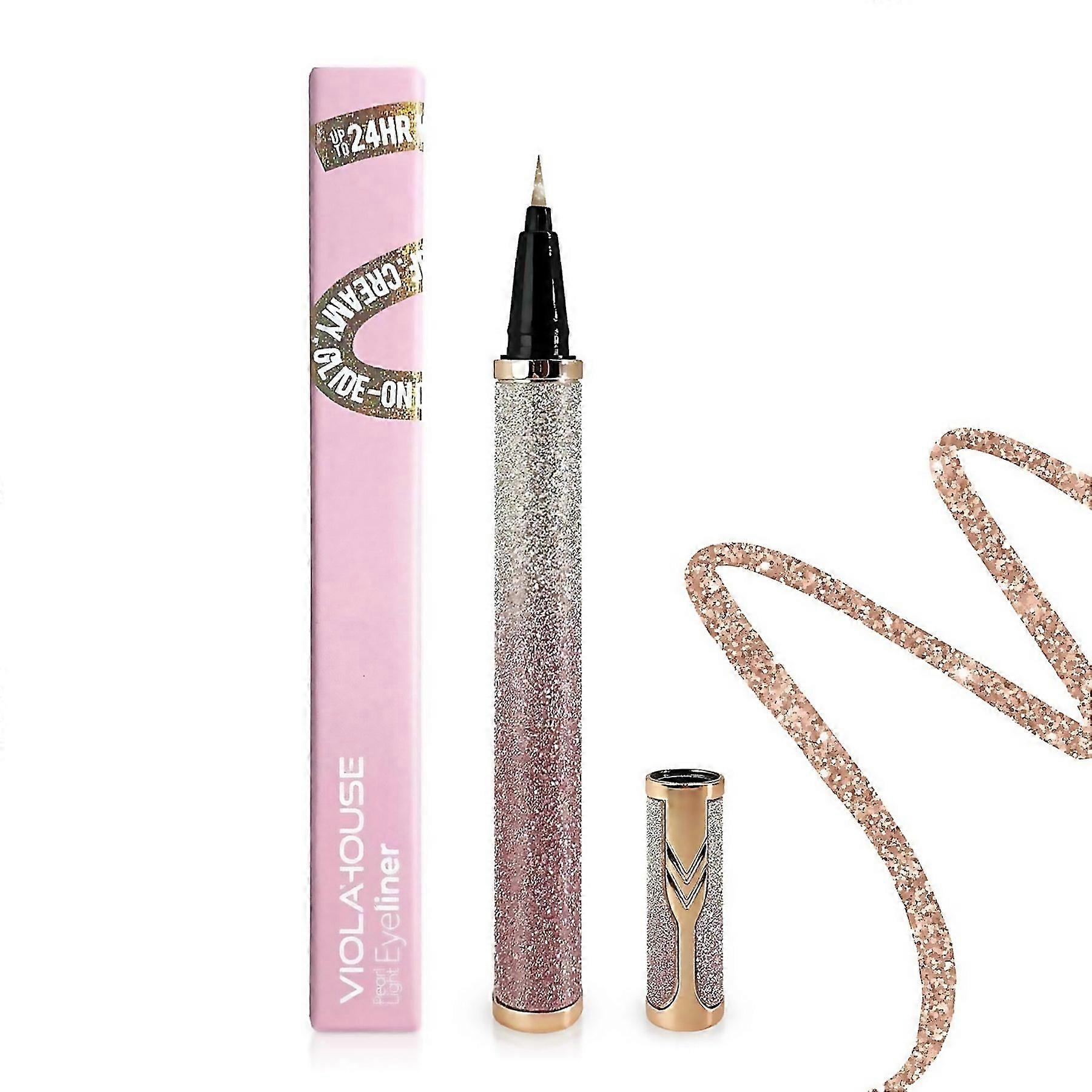 For Glitter Liquid Eyeliner Metallic Shade Color Shift Eye Liner24h Longlasting Waterproof And Antis