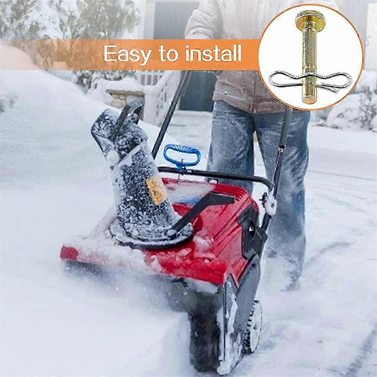 20 Pcs Shear Pins + 20 Pcs Cotters Pins for Snowblower- 738-04124 and 714-04040 Replacement for Snow