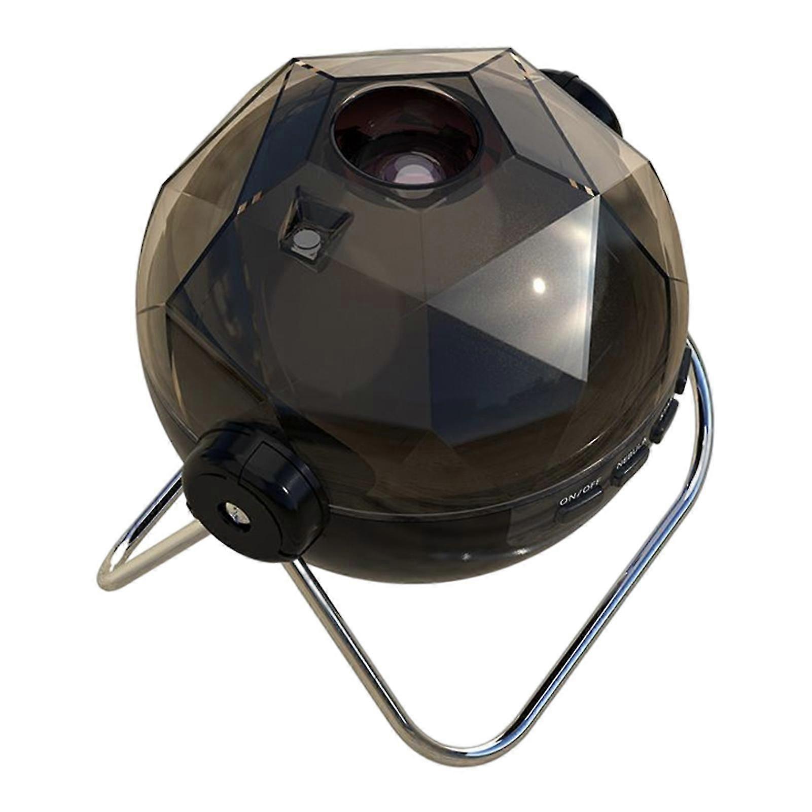 Geometry Starry Projection Lamp Adjustable Brightness And Two Speed Timing Settings For Home Atmosphere Creating