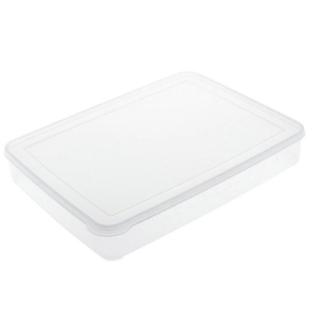 Refrigerator Food Storage Box With Lid Stackable Plastic Dumplings Vegetable Egg Holder Kitchen Food