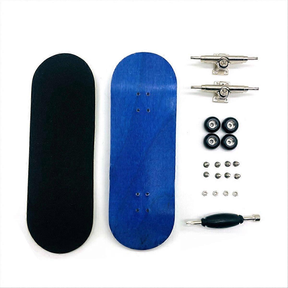 Finger skateboard board width 32mm professional maple blue