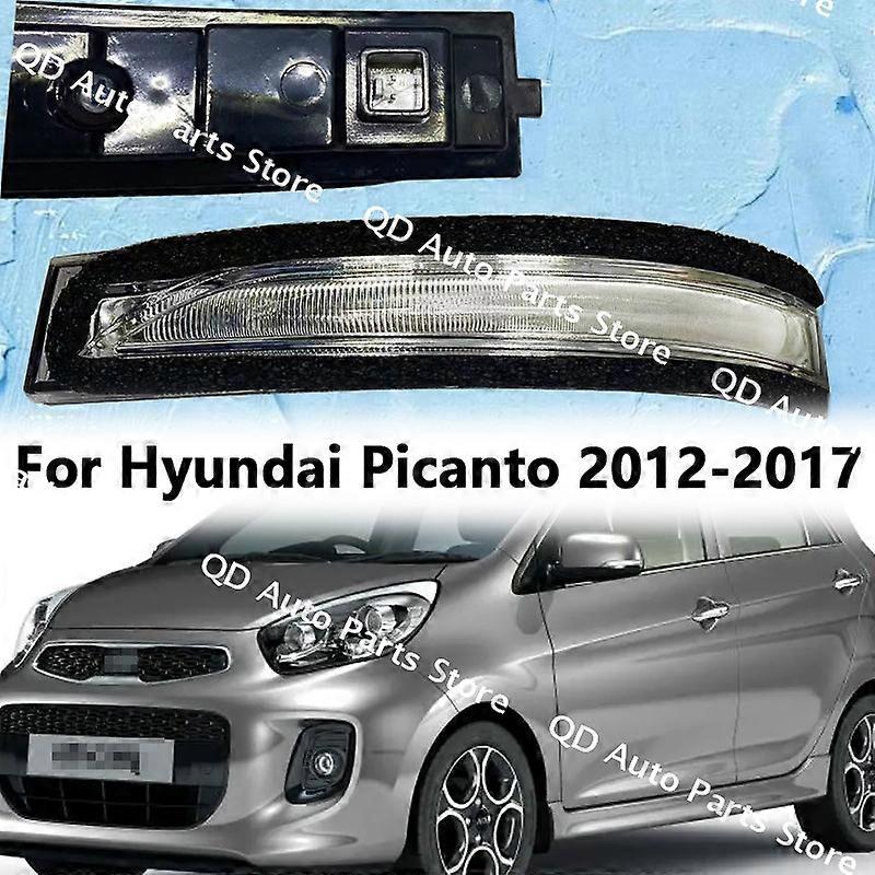 Applicable to For Hyundai Kia Picanto 2012-2017 Side Mirror Light Lamp LED Rearview Mirror Turning Signal Light Left and Right