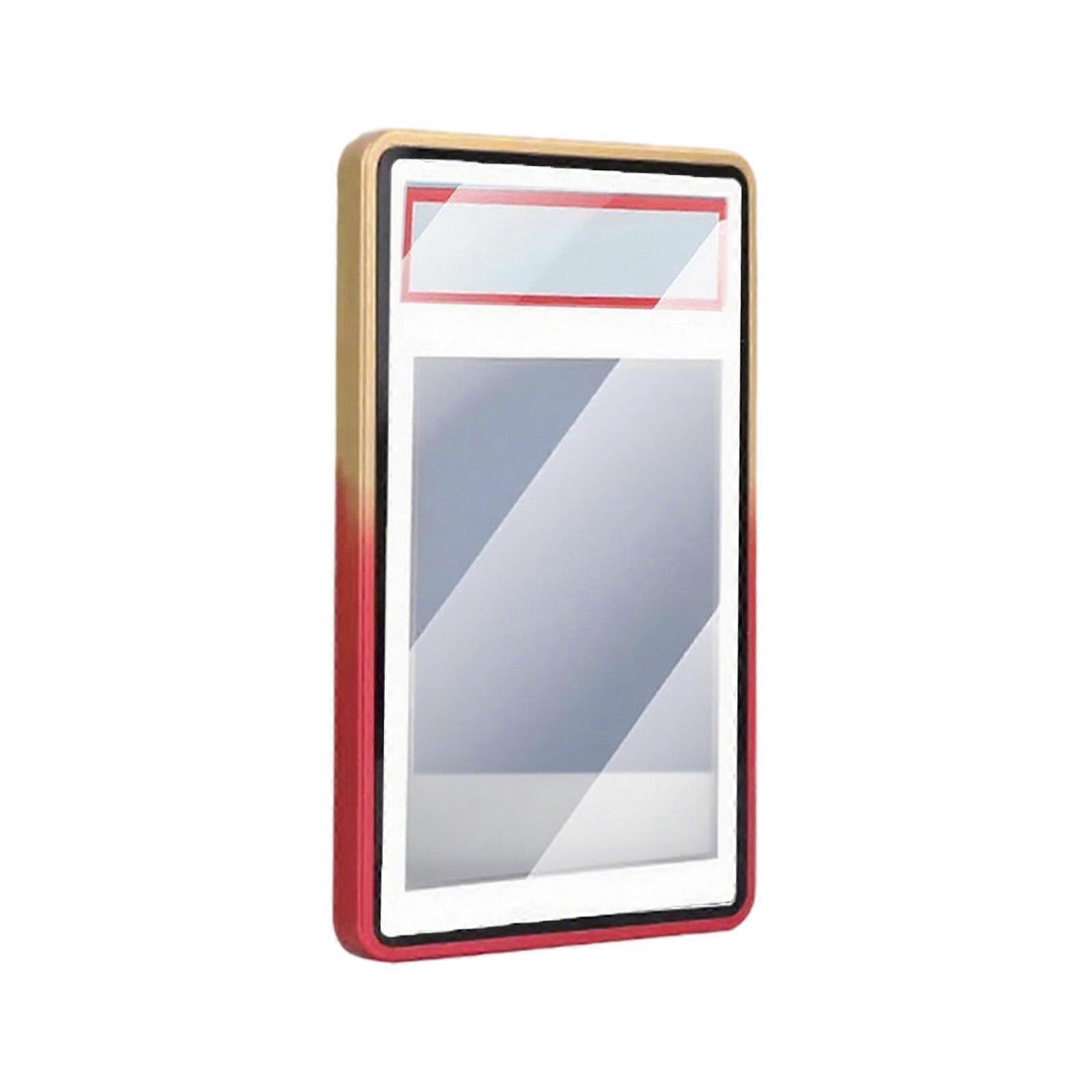 Metal Magnetic Card Protector Card Preservation Case ScratchProof Card Display Holder For Collection Card Organizing  Red and gold gradien