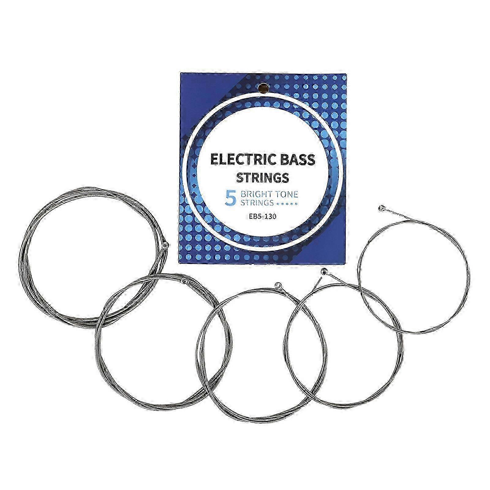 4/5-String Electric Bass Guitar Strings Rustproof Bass String Professional Hexagonal Carbon Steel Bass Strings Easy Use