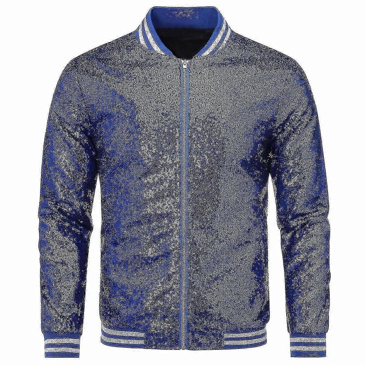 Pánské flitry ležérní zip party bomber bunda