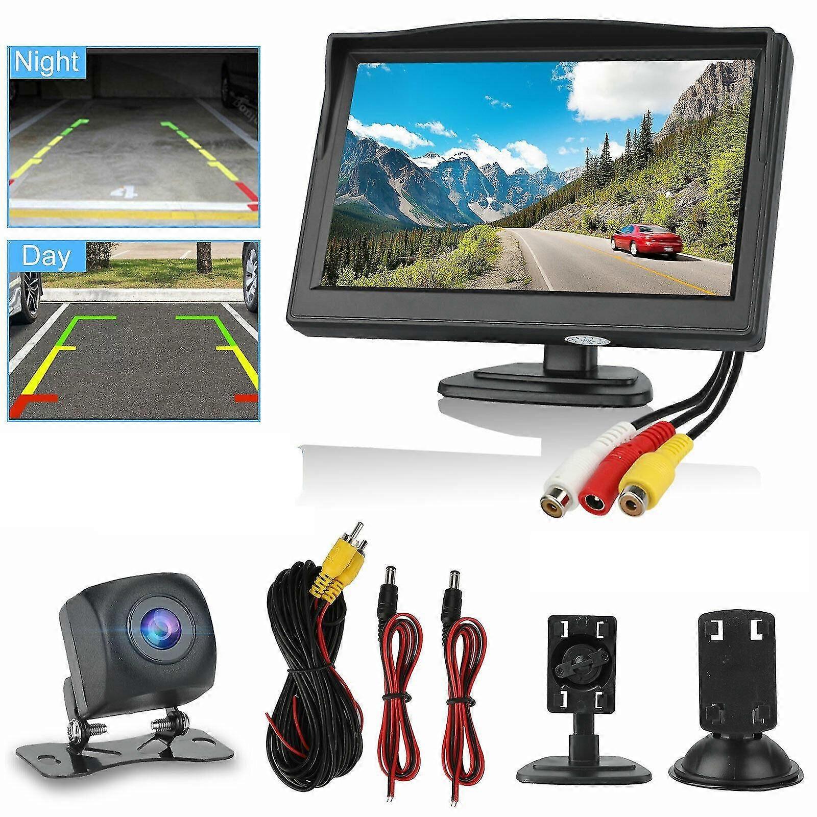 Bilbagkamera med skærm