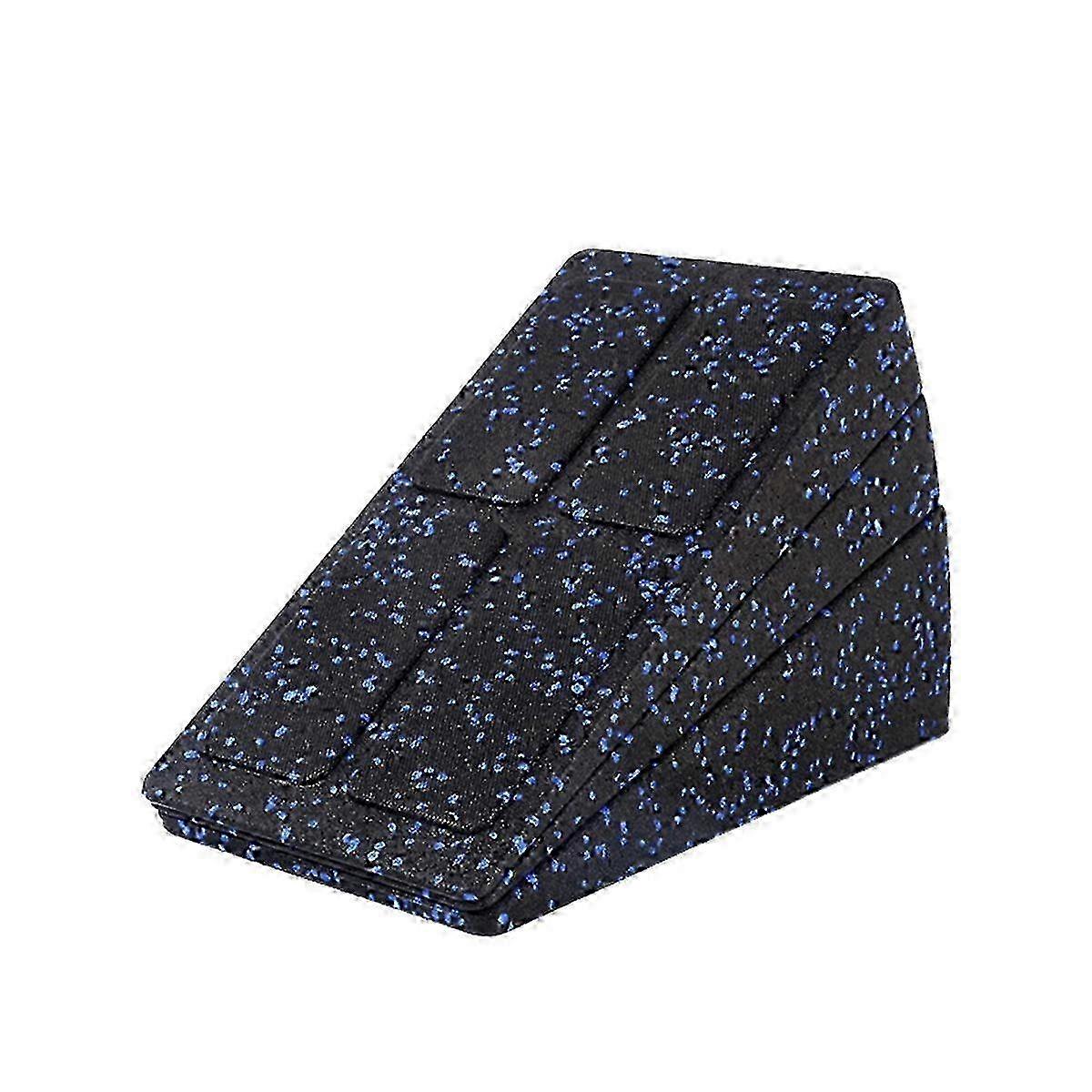 3-Piece Foam Squat Block with Leg Stretcher and Yoga Wedge for Calf Raises and Multi-Purpose Fitness Use