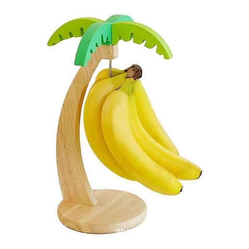 Imitation Leaf Decorative Banana Tree Hanging Rack, Practical with Hooks, Kitchen Hanging Rack Fruit Storage Rack with Hooks, Living Room St