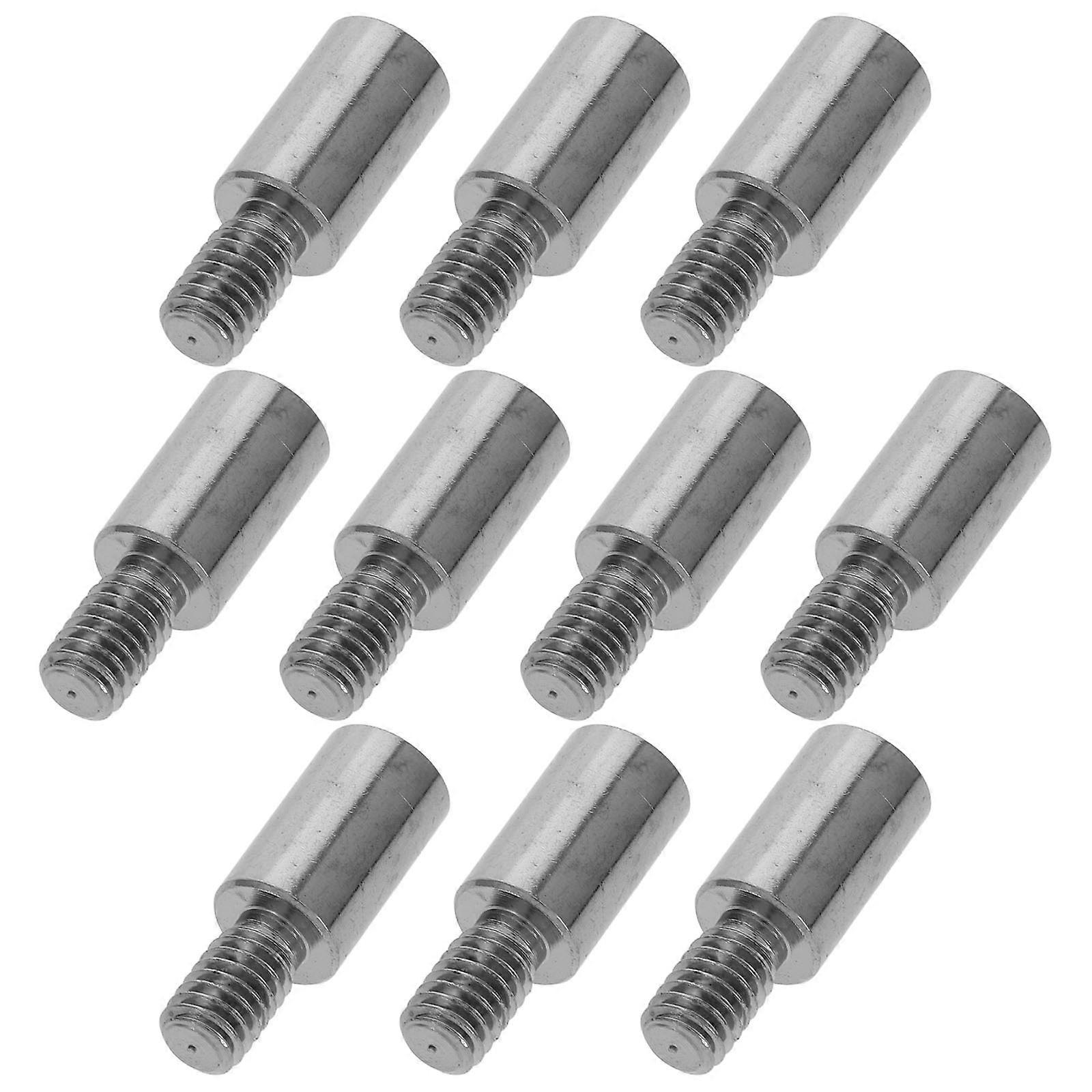 Silver Joystick Handle Extension Kit for DIY Player Control 10Pcs Set
