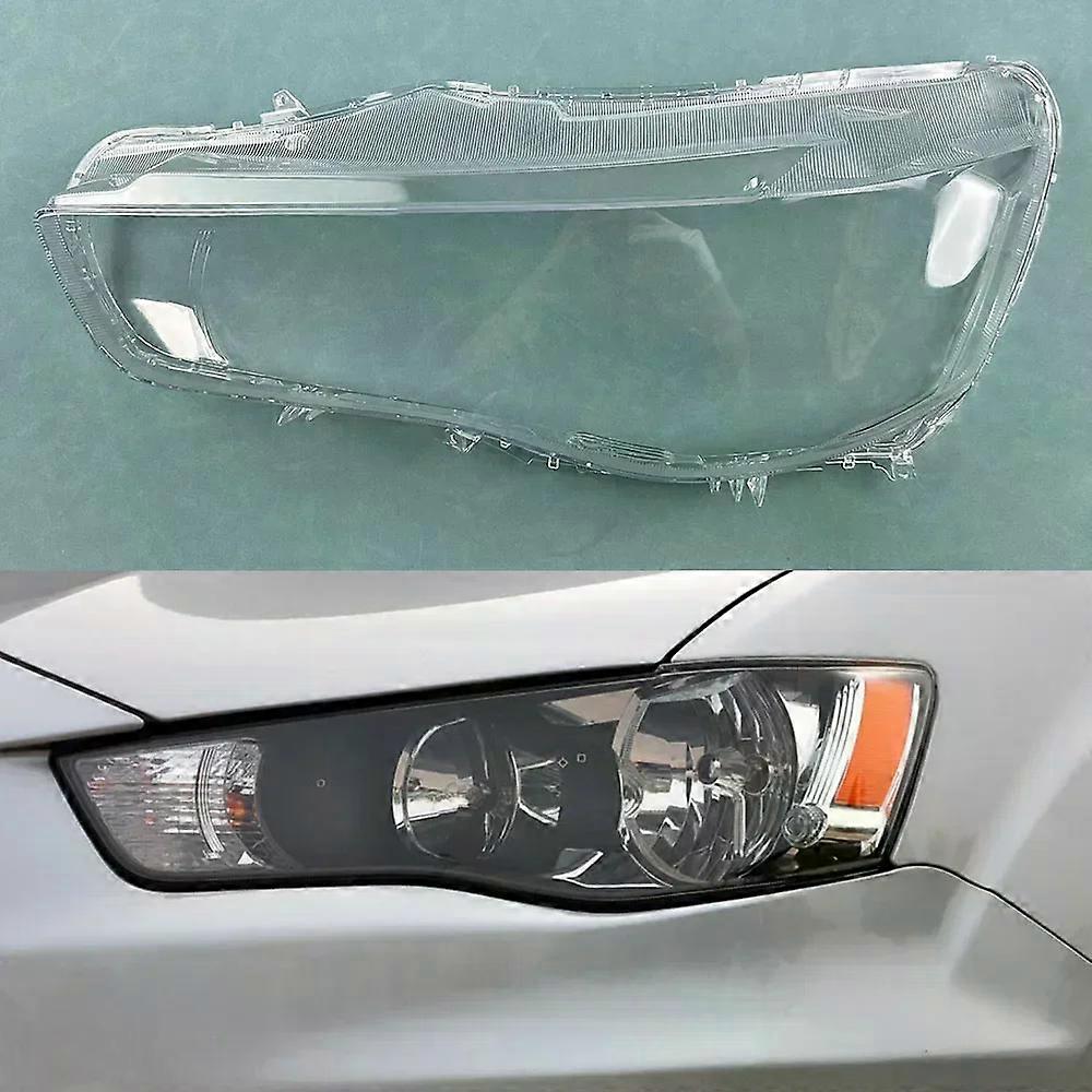 For Mitsubishi Outlander EX 2010~2012 Car Accessories Headlight Cover Shade Headlamp Shell Transparent Lampshade Lens Plexiglass