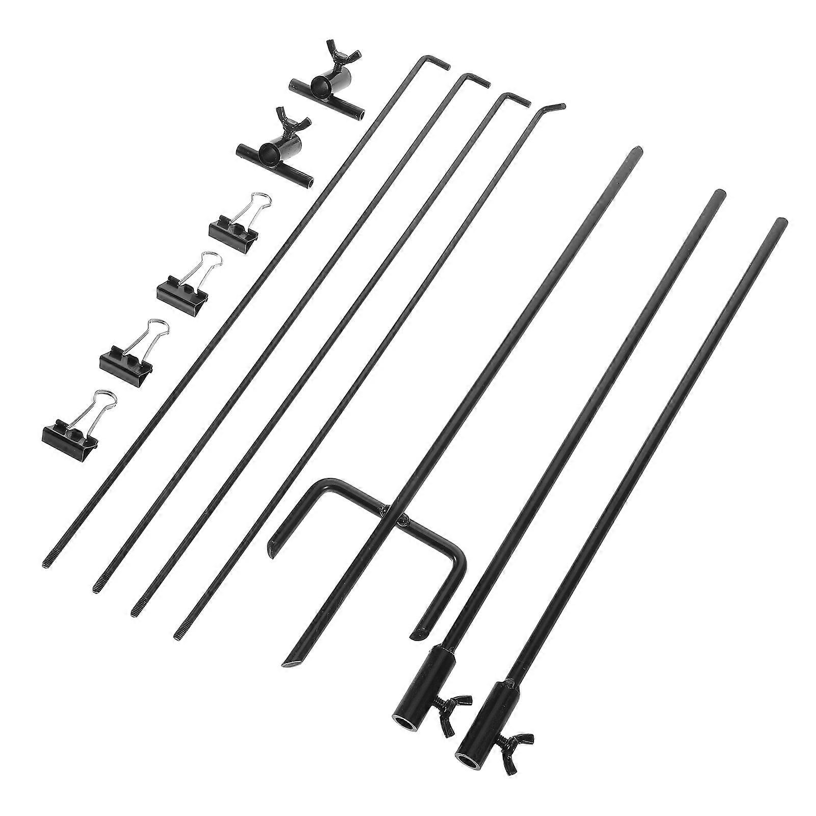 Metal Paper Target Holder Adjustable Stand for Shooting Practice