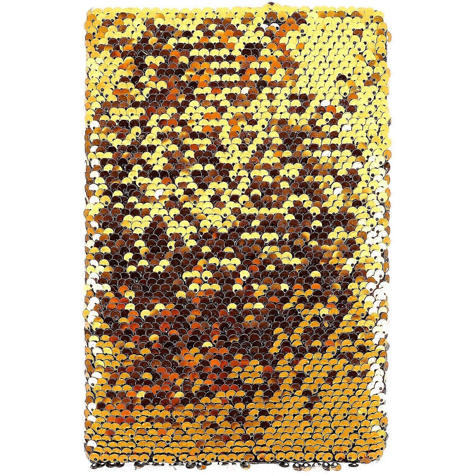 A5 Sparkly Sequin Notebook Silver Travel Journal with Stain Protection 1pc