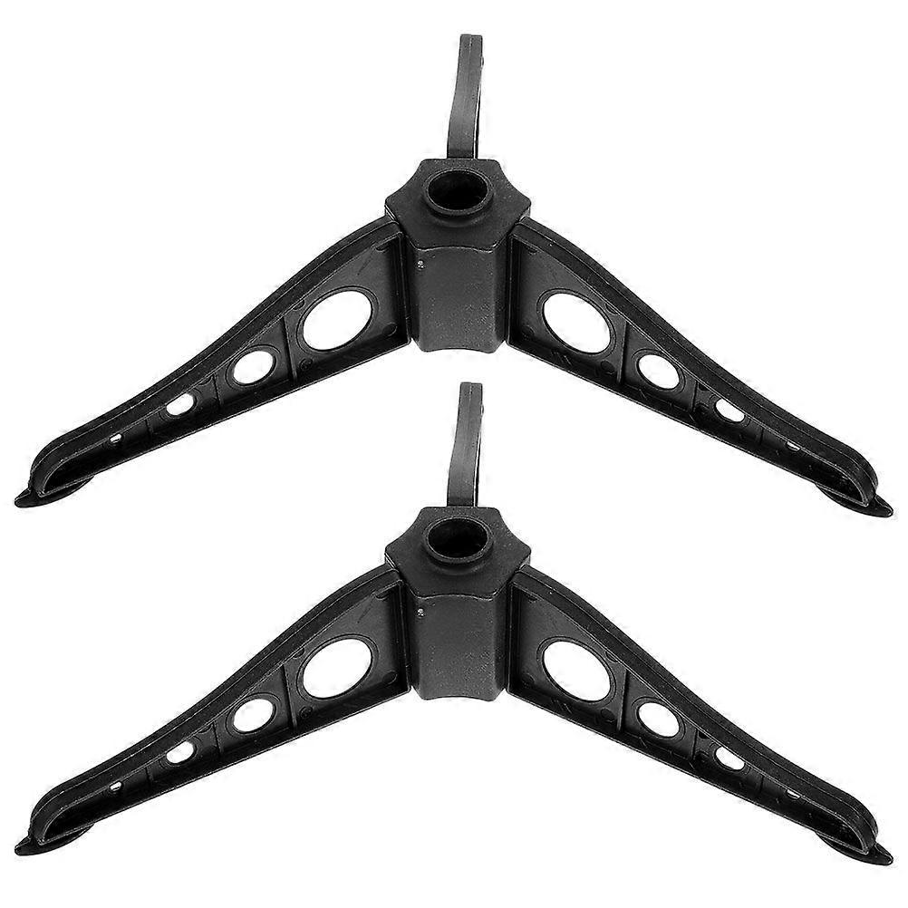 2pcs Artificial Christmas Tree Stand Fake Christmas Tree Base Christmas Tree Pole Support