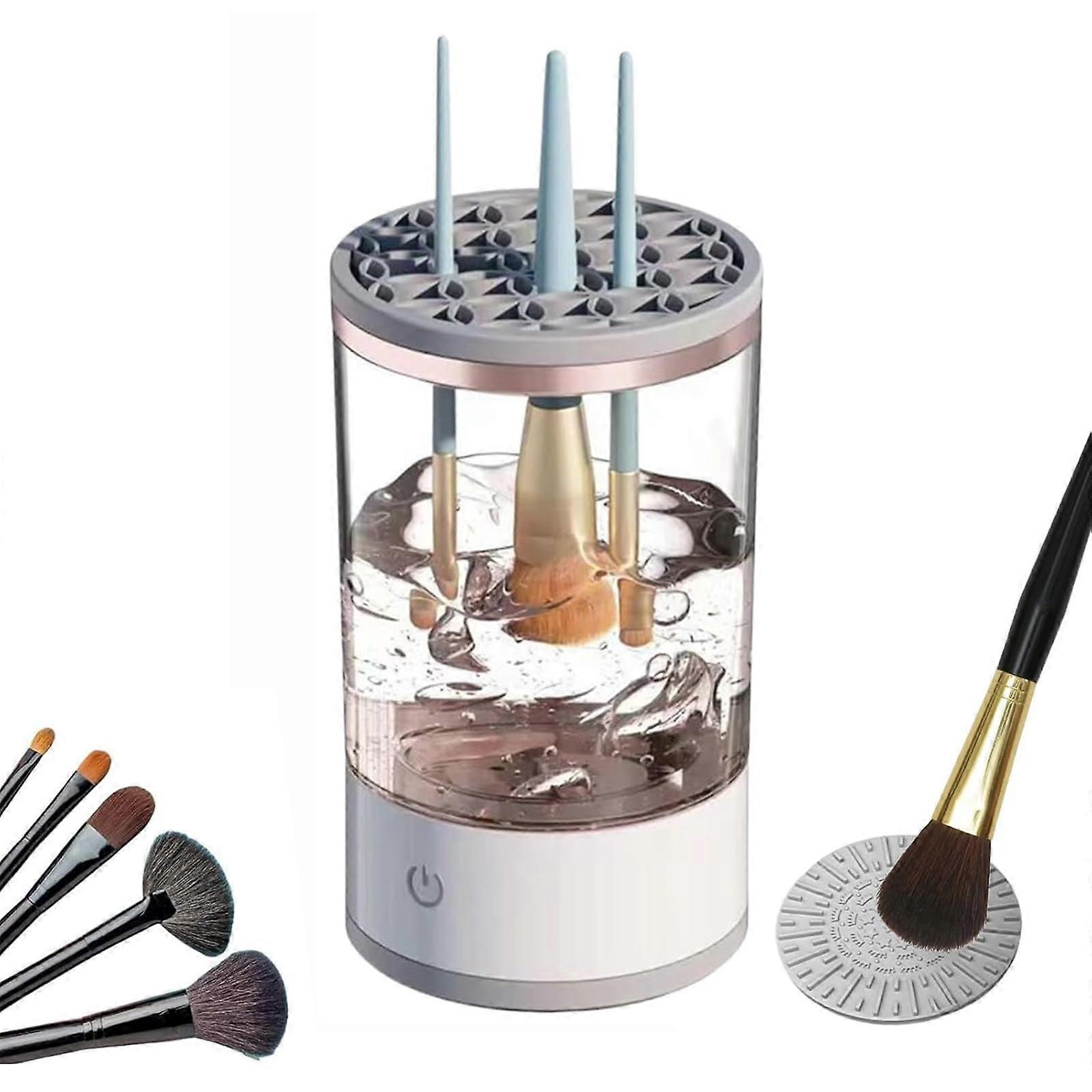 Electric Makeup Brush Cleaner Machine with Automatic Spin for Deep Cleaning Cosmetic Brushes